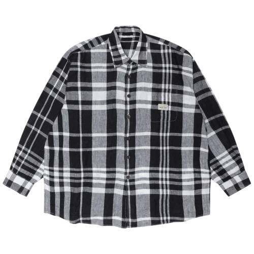 Stussy x Our Legacy Work Shop Borrowed Shirt 'Bold Check Linen'
