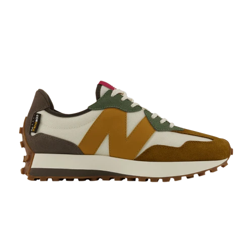New Balance 327 Winter Wheat Brown Green (Women's)