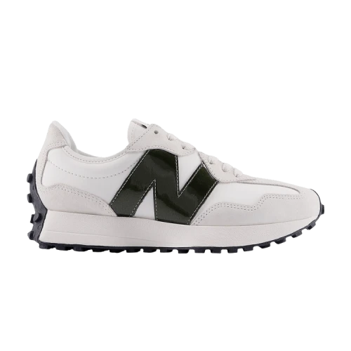 New Balance 327 White Dark Green (Women's)