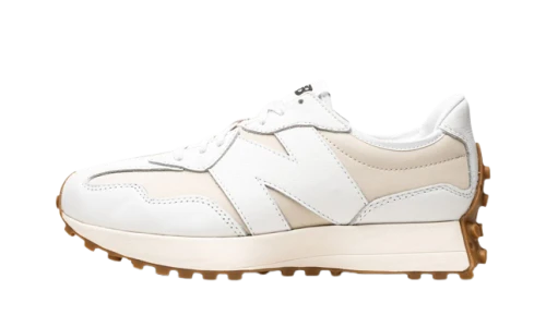 New Balance 327 White Moonbeam Gum (Women's)
