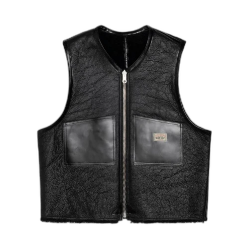 Stussy x Our Legacy Work Shop Reversible Shearling Vest 'Black'