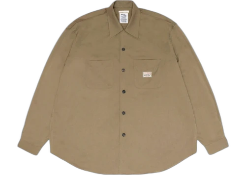 Stussy x Our Legacy Rocco Wool Shirt Olivedrab
