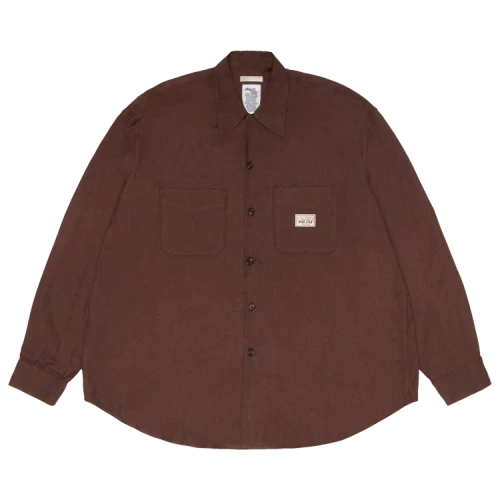 Stussy x Our Legacy Work Shop Rocco Shirt 'Umber Twill Flannel'