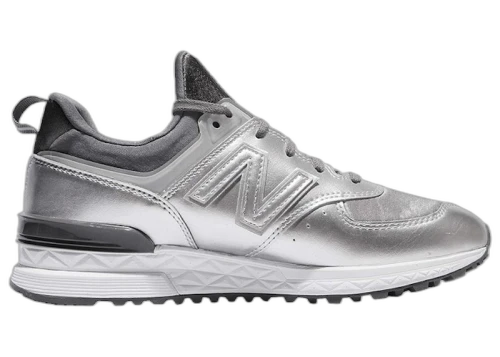 New Balance 574 Silver White (Women's)