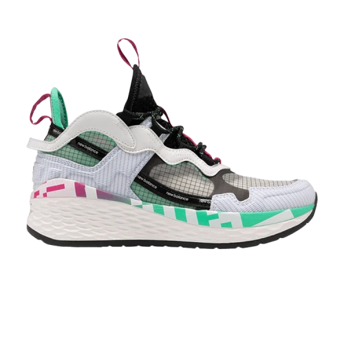 New Balance Test Run Project 2.0 White Black Neon Emerald (Women's)