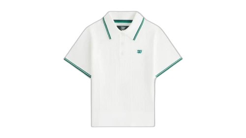 Kith x Wilson Women's Essex Sweater Polo White