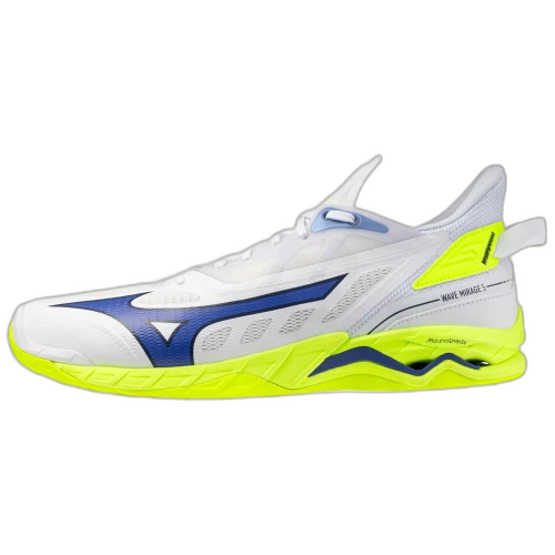 Mizuno WAVE MIRAGE 5 Support Rebound Support Rebound Soccer Shoes Unisex White Yellow