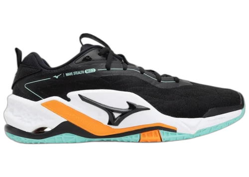 Mizuno Wave Stealth Neo 2 Black Tangelo Ice Green