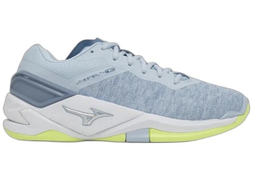 Mizuno Wave Stealth Neo Heather White Neo Lime (Women's)