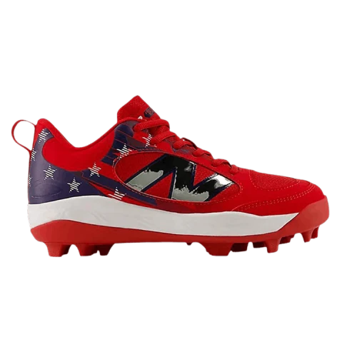 New Balance Fresh Foam 3000v7 Rubber Molded International Baseball Pack Navy Red (GS)