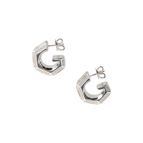 Gucci G Cube Earrings Silver