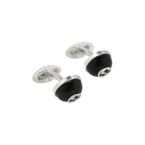 Gucci Interlocking G Sterling Silver Cufflinks Silver