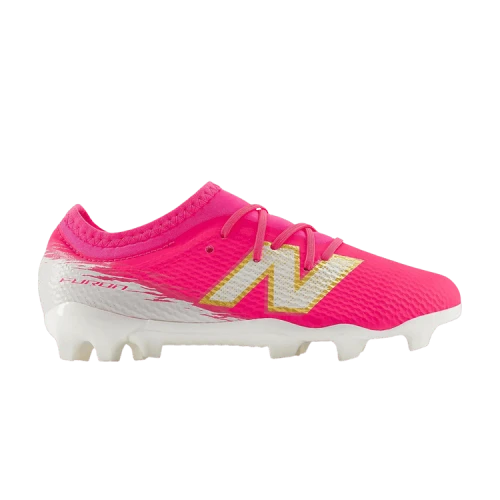 New Balance Furon Team FG V8 Little Kid 'Pink Heat Sea Salt'