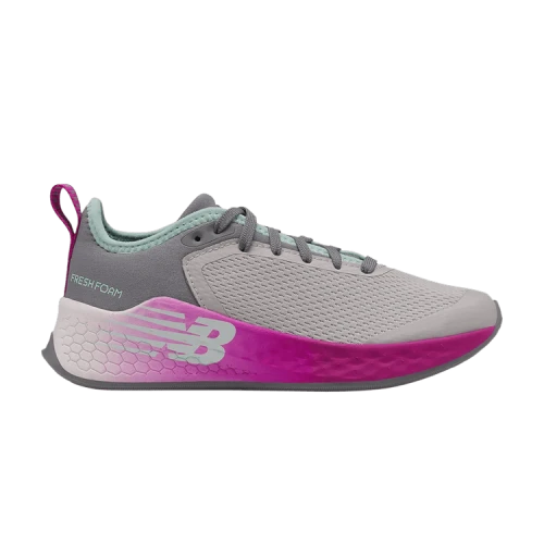 (GS) New Balance Fresh Foam Fast v2 'Light Aluminum Poison Berry'