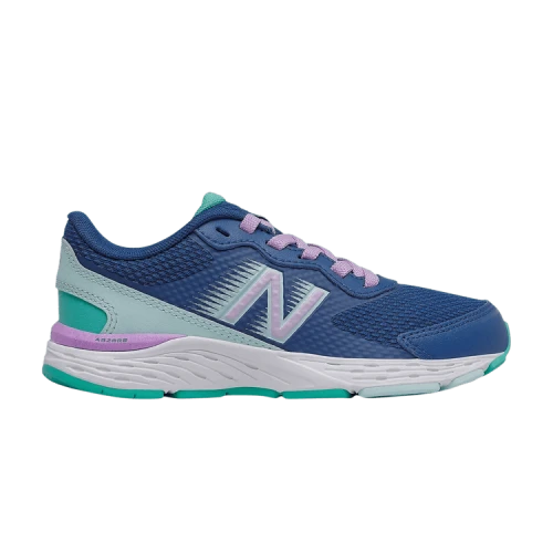 New Balance 680v6 Big Kid 'Captain Blue Mint'