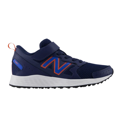 New Balance Fresh Foam 650 Bungee Lace Navy Blue Oasis Team Orange (PS)