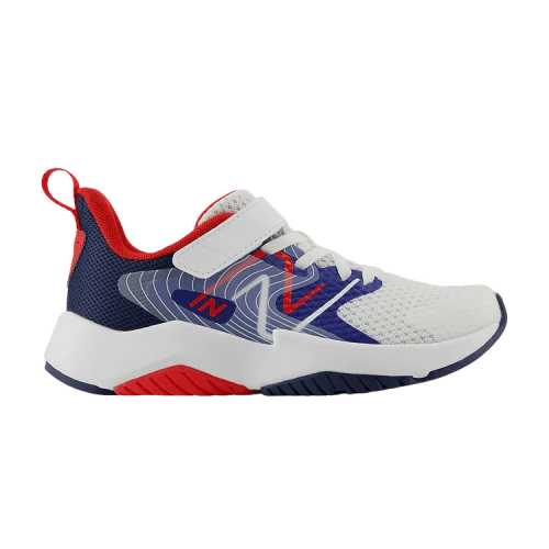 New Balance Rave Run v2 Bungee Lace Team Royal White True Red (PS)