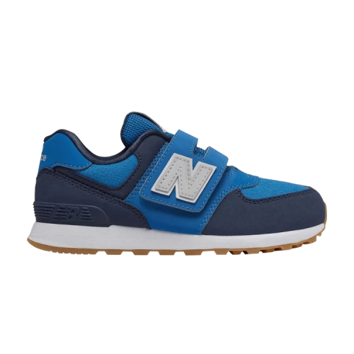 New Balance 574 Kids Wide 'Hook and Loop - Neo Classic Blue'