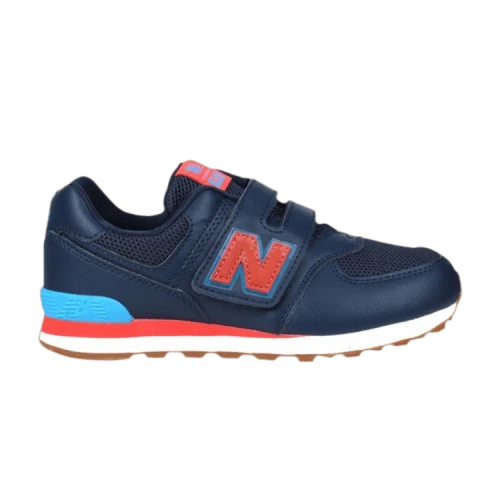 New Balance 574 Kids Wide 'Navy Orange'
