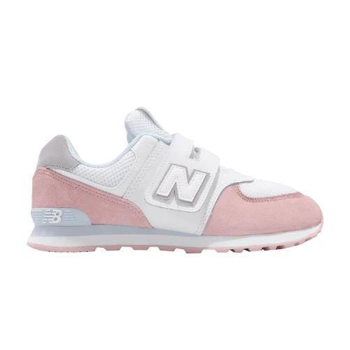 New Balance 574 Kids Wide 'Pink White Blue'