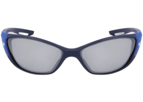 Nike Zone Sport Wraparound Sunglasses Matte Midnight Navy Silver Flash (ZONE-DZ7356-410-66)