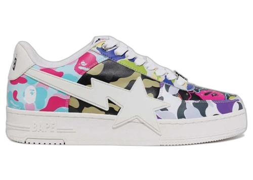 A Bathing Ape Bape Sta Icon Low What The Camo