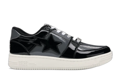 A Bathing Ape Bape Sta Low Black Grey