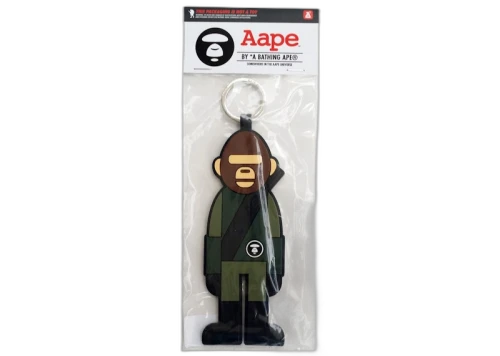 BAPE By A Bathing Ape Alfa Soldier Keychain Multi