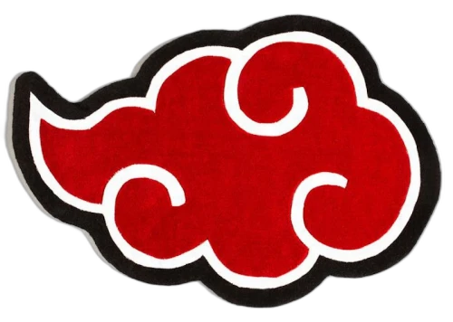 Hypland x Naruto Akatsuki Cloud Rug