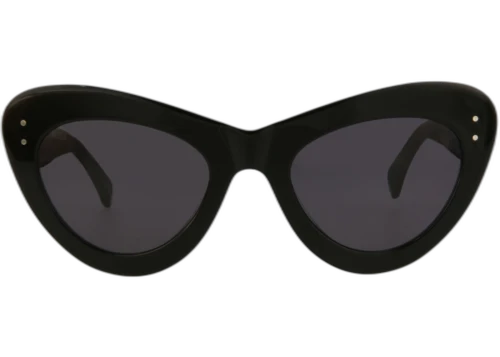 Alaia Cat Eye Frame Acetate Sunglasses AA0046S-30010087-001 Black Black Grey
