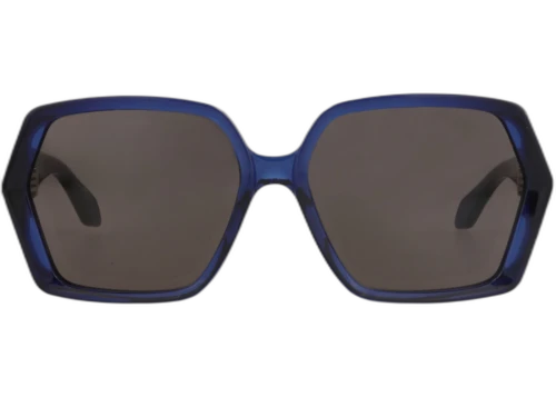 Alaia Square Frame Recycled Acetate Sunglasses AA0077S-30015129-002 Blue Blue Grey