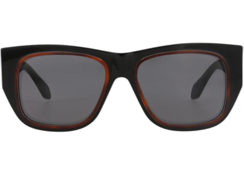 Alaia Square Frame Recycled Acetate Sunglasses AA0090S-30016236-004 Black Black Grey