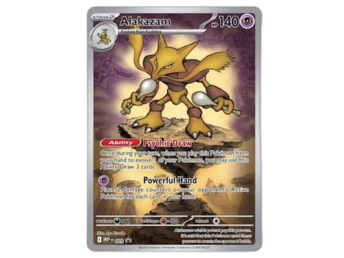 Alakazam 2025 Pokémon Scarlet & Violet Mega Evolution Promos Promo Rare 9 Ungraded