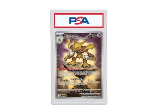 Alakazam 2025 Pokémon Scarlet & Violet Mega Evolution Promos Stamped Promo 9 (PSA or BGS Graded)