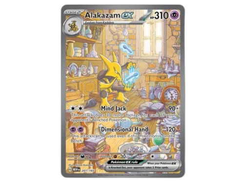 Alakazam ex 2023 Pokémon Scarlet & Violet 151 Special Illustration Rare 151/201 Ungraded