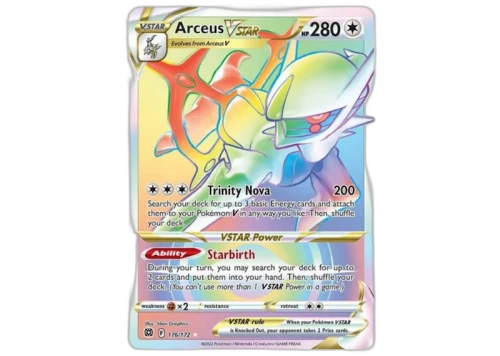 Arceus VSTAR Full Art 2022 Pokémon TCG Sword & Shield Brilliant Stars Secret #176 (Ungraded)