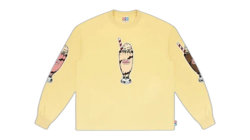 ASICS x VTP Milk Shake L/S Tee Yellow
