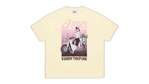 ASICS x VTP Nimbus Bike Girl Tee Cream