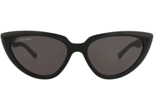 Balenciaga Cat Eye Frame Acetate Sunglasses BB0182S-30011370-001 Black Black Grey