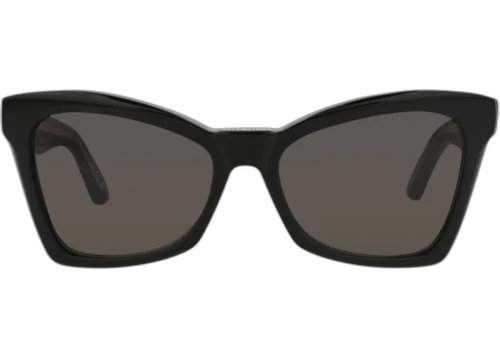 Balenciaga Cat Eye Frame Acetate Sunglasses BB0231S-30013406-001 Black Black Grey