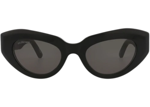 Balenciaga Cat Eye Frame Recycled Acetate Sunglasses BB0236S-30013503-001 Black Black Grey