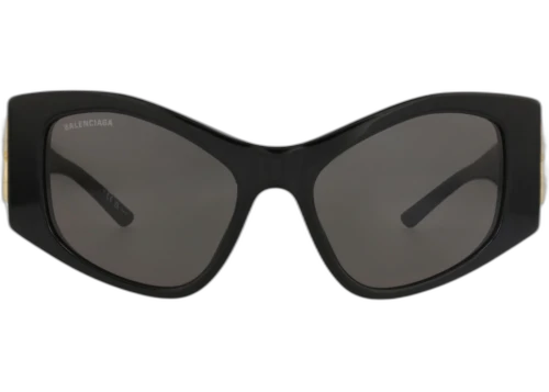 Balenciaga Cat Eye Frame Recycled Acetate Sunglasses BB0287S-30014410-001 Black Black Grey