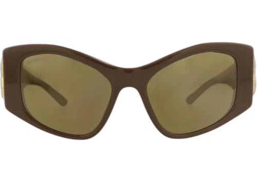 Balenciaga Cat Eye Frame Recycled Acetate Sunglasses BB0287S-30014410-003 Brown Brown Bronze