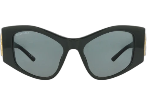 Balenciaga Cat Eye Frame Recycled Acetate Sunglasses BB0287S-30014410-005 Green Green Green