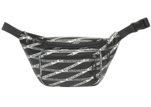 Balenciaga Explorer Belt Pack Monogram Black/Silver