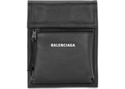 Balenciaga Explorer Pouch Messenger Bag Small Black