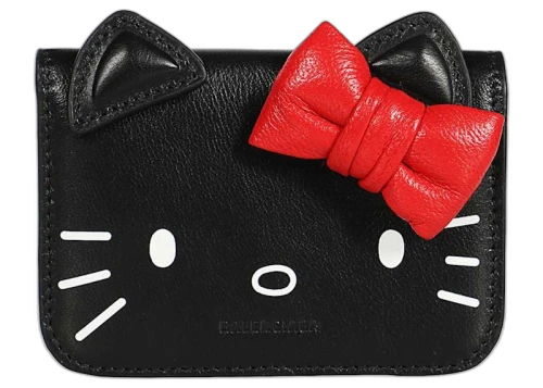 Balenciaga Hello Kitty Wallet Mini Black
