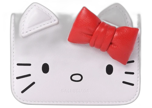 Balenciaga Hello Kitty Wallet Mini White
