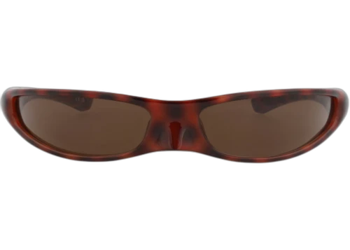 Balenciaga Shield Frame Bio Injection Sunglasses BB0383S-30016120-003 Havana Havana Brown
