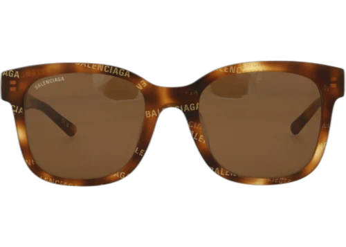 Balenciaga Square Frame Acetate Sunglasses BB0076SK-30008397-002 Havana Havana Brown